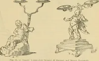 Picture 41 of 483 from L'arte nell'industria : lavori di legno e pastiglia, lavori di metallo, lavori di pietra, marmo, alabastro, ceramica, musaico, vetro, lavori di osso e avorio, lavori tessili, carte da parati e cuoi decorati, ricami, pizzi, cartelloni, stampe, ecc. (1907), leaf 50