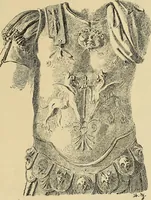 An illustration from L'arte nell'industria : lavori di legno e pastiglia, lavori di metallo, lavori di pietra, marmo, alabastro, ceramica, musaico, vetro, lavori di osso e avorio, lavori tessili, carte da parati e cuoi decorati, ricami, pizzi, cartelloni, stampe, ecc. (1907)