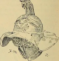 An illustration from L'arte nell'industria : lavori di legno e pastiglia, lavori di metallo, lavori di pietra, marmo, alabastro, ceramica, musaico, vetro, lavori di osso e avorio, lavori tessili, carte da parati e cuoi decorati, ricami, pizzi, cartelloni, stampe, ecc. (1907)