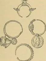 An illustration from L'arte nell'industria : lavori di legno e pastiglia, lavori di metallo, lavori di pietra, marmo, alabastro, ceramica, musaico, vetro, lavori di osso e avorio, lavori tessili, carte da parati e cuoi decorati, ricami, pizzi, cartelloni, stampe, ecc. (1907)