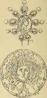 An illustration from L'arte nell'industria : lavori di legno e pastiglia, lavori di metallo, lavori di pietra, marmo, alabastro, ceramica, musaico, vetro, lavori di osso e avorio, lavori tessili, carte da parati e cuoi decorati, ricami, pizzi, cartelloni, stampe, ecc. (1907)