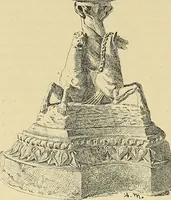 An illustration from L'arte nell'industria : lavori di legno e pastiglia, lavori di metallo, lavori di pietra, marmo, alabastro, ceramica, musaico, vetro, lavori di osso e avorio, lavori tessili, carte da parati e cuoi decorati, ricami, pizzi, cartelloni, stampe, ecc. (1907)