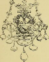 An illustration from L'arte nell'industria : lavori di legno e pastiglia, lavori di metallo, lavori di pietra, marmo, alabastro, ceramica, musaico, vetro, lavori di osso e avorio, lavori tessili, carte da parati e cuoi decorati, ricami, pizzi, cartelloni, stampe, ecc. (1907)