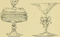 An illustration from L'arte nell'industria : lavori di legno e pastiglia, lavori di metallo, lavori di pietra, marmo, alabastro, ceramica, musaico, vetro, lavori di osso e avorio, lavori tessili, carte da parati e cuoi decorati, ricami, pizzi, cartelloni, stampe, ecc. (1907)