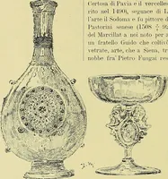 Picture 169 of 445 from L'arte nell'industria : lavori di legno e pastiglia, lavori di metallo, lavori di pietra, marmo, alabastro, ceramica, musaico, vetro, lavori di osso e avorio, lavori tessili, carte da parati e cuoi decorati, ricami, pizzi, cartelloni, stampe, ecc. (1907), leaf 211