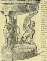 An illustration from L'arte nell'industria : lavori di legno e pastiglia, lavori di metallo, lavori di pietra, marmo, alabastro, ceramica, musaico, vetro, lavori di osso e avorio, lavori tessili, carte da parati e cuoi decorati, ricami, pizzi, cartelloni, stampe, ecc. (1907)