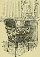 An illustration from L'arte nell'industria : lavori di legno e pastiglia, lavori di metallo, lavori di pietra, marmo, alabastro, ceramica, musaico, vetro, lavori di osso e avorio, lavori tessili, carte da parati e cuoi decorati, ricami, pizzi, cartelloni, stampe, ecc. (1907)