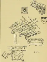 An illustration from L'arte nell'industria : lavori di legno e pastiglia, lavori di metallo, lavori di pietra, marmo, alabastro, ceramica, musaico, vetro, lavori di osso e avorio, lavori tessili, carte da parati e cuoi decorati, ricami, pizzi, cartelloni, stampe, ecc. (1907)