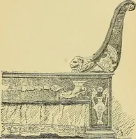 An illustration from L'arte nell'industria : lavori di legno e pastiglia, lavori di metallo, lavori di pietra, marmo, alabastro, ceramica, musaico, vetro, lavori di osso e avorio, lavori tessili, carte da parati e cuoi decorati, ricami, pizzi, cartelloni, stampe, ecc. (1907)
