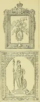 An illustration from L'arte nell'industria : lavori di legno e pastiglia, lavori di metallo, lavori di pietra, marmo, alabastro, ceramica, musaico, vetro, lavori di osso e avorio, lavori tessili, carte da parati e cuoi decorati, ricami, pizzi, cartelloni, stampe, ecc. (1907)