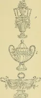 An illustration from L'arte nell'industria : lavori di legno e pastiglia, lavori di metallo, lavori di pietra, marmo, alabastro, ceramica, musaico, vetro, lavori di osso e avorio, lavori tessili, carte da parati e cuoi decorati, ricami, pizzi, cartelloni, stampe, ecc. (1907)