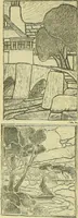 An illustration from L'arte nell'industria : lavori di legno e pastiglia, lavori di metallo, lavori di pietra, marmo, alabastro, ceramica, musaico, vetro, lavori di osso e avorio, lavori tessili, carte da parati e cuoi decorati, ricami, pizzi, cartelloni, stampe, ecc. (1907)