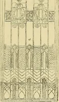 An illustration from L'arte nell'industria : lavori di legno e pastiglia, lavori di metallo, lavori di pietra, marmo, alabastro, ceramica, musaico, vetro, lavori di osso e avorio, lavori tessili, carte da parati e cuoi decorati, ricami, pizzi, cartelloni, stampe, ecc. (1907)