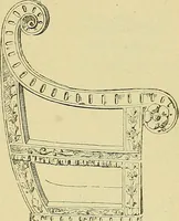 An illustration from L'arte nell'industria : lavori di legno e pastiglia, lavori di metallo, lavori di pietra, marmo, alabastro, ceramica, musaico, vetro, lavori di osso e avorio, lavori tessili, carte da parati e cuoi decorati, ricami, pizzi, cartelloni, stampe, ecc. (1907)