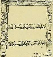 An illustration from L'arte nell'industria : lavori di legno e pastiglia, lavori di metallo, lavori di pietra, marmo, alabastro, ceramica, musaico, vetro, lavori di osso e avorio, lavori tessili, carte da parati e cuoi decorati, ricami, pizzi, cartelloni, stampe, ecc. (1907)