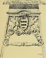 An illustration from L'arte nell'industria : lavori di legno e pastiglia, lavori di metallo, lavori di pietra, marmo, alabastro, ceramica, musaico, vetro, lavori di osso e avorio, lavori tessili, carte da parati e cuoi decorati, ricami, pizzi, cartelloni, stampe, ecc. (1907)