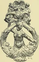 An illustration from L'arte nell'industria : lavori di legno e pastiglia, lavori di metallo, lavori di pietra, marmo, alabastro, ceramica, musaico, vetro, lavori di osso e avorio, lavori tessili, carte da parati e cuoi decorati, ricami, pizzi, cartelloni, stampe, ecc. (1907)