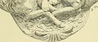 An illustration from L'arte nell'industria : lavori di legno e pastiglia, lavori di metallo, lavori di pietra, marmo, alabastro, ceramica, musaico, vetro, lavori di osso e avorio, lavori tessili, carte da parati e cuoi decorati, ricami, pizzi, cartelloni, stampe, ecc. (1907)