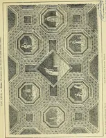 An illustration from L'arte nell'industria : lavori di legno e pastiglia, lavori di metallo, lavori di pietra, marmo, alabastro, ceramica, musaico, vetro, lavori di osso e avorio, lavori tessili, carte da parati e cuoi decorati, ricami, pizzi, cartelloni, stampe, ecc. (1907)