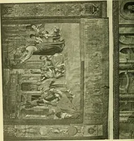 An illustration from L'arte nell'industria : lavori di legno e pastiglia, lavori di metallo, lavori di pietra, marmo, alabastro, ceramica, musaico, vetro, lavori di osso e avorio, lavori tessili, carte da parati e cuoi decorati, ricami, pizzi, cartelloni, stampe, ecc. (1907)