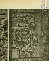 An illustration from L'arte nell'industria : lavori di legno e pastiglia, lavori di metallo, lavori di pietra, marmo, alabastro, ceramica, musaico, vetro, lavori di osso e avorio, lavori tessili, carte da parati e cuoi decorati, ricami, pizzi, cartelloni, stampe, ecc. (1907)
