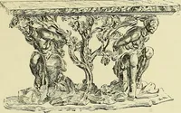 Picture 187 of 305 from L'arte nell'industria : lavori di legno e pastiglia, lavori di metallo, lavori di pietra, marmo, alabastro, ceramica, musaico, vetro, lavori di osso e avorio, lavori tessili, carte da parati e cuoi decorati, ricami, pizzi, cartelloni, stampe, ecc. (1907), leaf 246