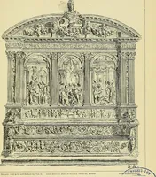 Picture 22 of 305 from L'arte nell'industria : lavori di legno e pastiglia, lavori di metallo, lavori di pietra, marmo, alabastro, ceramica, musaico, vetro, lavori di osso e avorio, lavori tessili, carte da parati e cuoi decorati, ricami, pizzi, cartelloni, stampe, ecc. (1907), leaf 26
