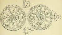 An illustration from L'arte nell'industria : lavori di legno e pastiglia, lavori di metallo, lavori di pietra, marmo, alabastro, ceramica, musaico, vetro, lavori di osso e avorio, lavori tessili, carte da parati e cuoi decorati, ricami, pizzi, cartelloni, stampe, ecc. (1907)