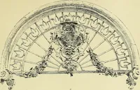 An illustration from L'arte nell'industria : lavori di legno e pastiglia, lavori di metallo, lavori di pietra, marmo, alabastro, ceramica, musaico, vetro, lavori di osso e avorio, lavori tessili, carte da parati e cuoi decorati, ricami, pizzi, cartelloni, stampe, ecc. (1907)