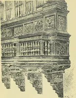 An illustration from L'arte nell'industria : lavori di legno e pastiglia, lavori di metallo, lavori di pietra, marmo, alabastro, ceramica, musaico, vetro, lavori di osso e avorio, lavori tessili, carte da parati e cuoi decorati, ricami, pizzi, cartelloni, stampe, ecc. (1907)