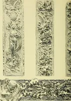 An illustration from L'arte nell'industria : lavori di legno e pastiglia, lavori di metallo, lavori di pietra, marmo, alabastro, ceramica, musaico, vetro, lavori di osso e avorio, lavori tessili, carte da parati e cuoi decorati, ricami, pizzi, cartelloni, stampe, ecc. (1907)