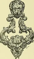 An illustration from L'arte nell'industria : lavori di legno e pastiglia, lavori di metallo, lavori di pietra, marmo, alabastro, ceramica, musaico, vetro, lavori di osso e avorio, lavori tessili, carte da parati e cuoi decorati, ricami, pizzi, cartelloni, stampe, ecc. (1907)
