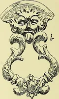An illustration from L'arte nell'industria : lavori di legno e pastiglia, lavori di metallo, lavori di pietra, marmo, alabastro, ceramica, musaico, vetro, lavori di osso e avorio, lavori tessili, carte da parati e cuoi decorati, ricami, pizzi, cartelloni, stampe, ecc. (1907)