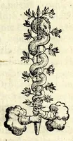 An illustration from L'arte poetica del sig. Antonio Mintvrno, nella qvale si contengono i precetti heroici, tragici, comici, satyrici, e d'ogni altra poesia : con la dottrina de' sonetti, canzoni, & ogni sorte di rime thoscane, doue s'insegna il modo, che tenne il Petrarca nelle sue opere : et si dichiara a' suoi luoghi tutto quel, che da Aristotele, Horatio, & altri auttori greci, e latini è stato scritto per amaestramento di poeti (1563)