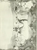 An illustration from L'art à la Taverne de Paris. Chéret, Abel Faivre, Grün, Léandre, Métivet, Steinlen, Willette, artistes peintres. Emile Robert, ferronnier d'art. Jacques Hermant, architecte. Photogravures de Ducourtioux et Huillard, d'après les clichés de Simonet (1906)