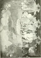 An illustration from L'art à la Taverne de Paris. Chéret, Abel Faivre, Grün, Léandre, Métivet, Steinlen, Willette, artistes peintres. Emile Robert, ferronnier d'art. Jacques Hermant, architecte. Photogravures de Ducourtioux et Huillard, d'après les clichés de Simonet (1906)