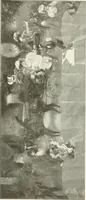An illustration from L'art à la Taverne de Paris. Chéret, Abel Faivre, Grün, Léandre, Métivet, Steinlen, Willette, artistes peintres. Emile Robert, ferronnier d'art. Jacques Hermant, architecte. Photogravures de Ducourtioux et Huillard, d'après les clichés de Simonet (1906)