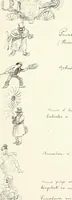 An illustration from L'art à la Taverne de Paris. Chéret, Abel Faivre, Grün, Léandre, Métivet, Steinlen, Willette, artistes peintres. Emile Robert, ferronnier d'art. Jacques Hermant, architecte. Photogravures de Ducourtioux et Huillard, d'après les clichés de Simonet (1906)