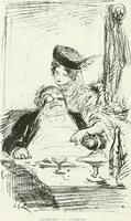 Picture 20 of 60 from L'art à la Taverne de Paris. Chéret, Abel Faivre, Grün, Léandre, Métivet, Steinlen, Willette, artistes peintres. Emile Robert, ferronnier d'art. Jacques Hermant, architecte. Photogravures de Ducourtioux et Huillard, d'après les clichés de Simonet (1906), leaf 76