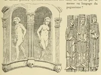 Picture 18 of 37 from L'art profane à l'église; ses licences symboliques, satiriques et fantaisistes. Contribution à létude archéologique et artistique des édifices religieux (1908), leaf 231