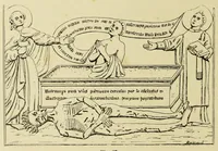 An illustration from L'art profane à l'église; ses licences symboliques, satiriques et fantaisistes. Contribution à létude archéologique et artistique des édifices religieux (1908)