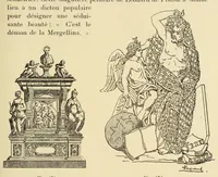 An illustration from L'art profane à l'église; ses licences symboliques, satiriques et fantaisistes. Contribution à létude archéologique et artistique des édifices religieux (1908)