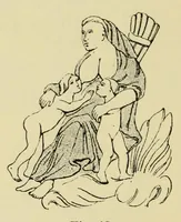 An illustration from L'art profane à l'église; ses licences symboliques, satiriques et fantaisistes. Contribution à létude archéologique et artistique des édifices religieux (1908)