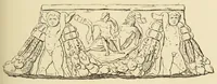 An illustration from L'art profane à l'église; ses licences symboliques, satiriques et fantaisistes. Contribution à létude archéologique et artistique des édifices religieux (1908)