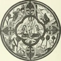 An illustration from L'art religieux du XIIe siècle en France : étude sur les origines de l'iconographie du moyen age (1922)