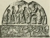 An illustration from L'art religieux du XIIe siècle en France : étude sur les origines de l'iconographie du moyen age (1922)