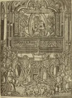 An illustration from L'art religieux de la fin du moyen âge en France; (1908)