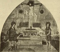 An illustration from L'art religieux de la fin du moyen âge en France; (1908)