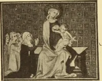 An illustration from L'art religieux de la fin du moyen âge en France; (1908)