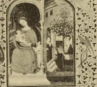 An illustration from L'art religieux de la fin du moyen âge en France; (1908)